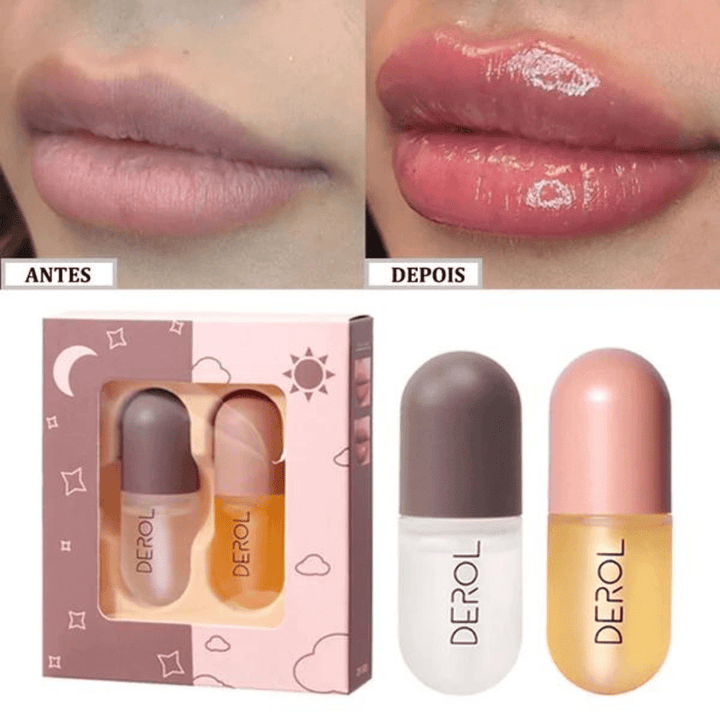 Gloss de Preenchimento Labial Volumizador Derol™ - (Promoção Pague 1 Leve 2)