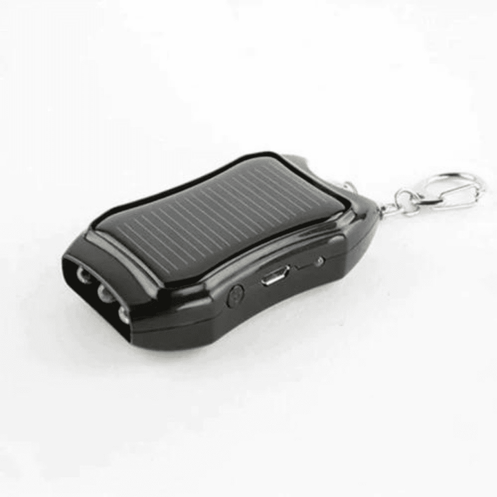 Carregador Solar Turbo Max PowerBank™ + USB e Chaveiro de Brinde