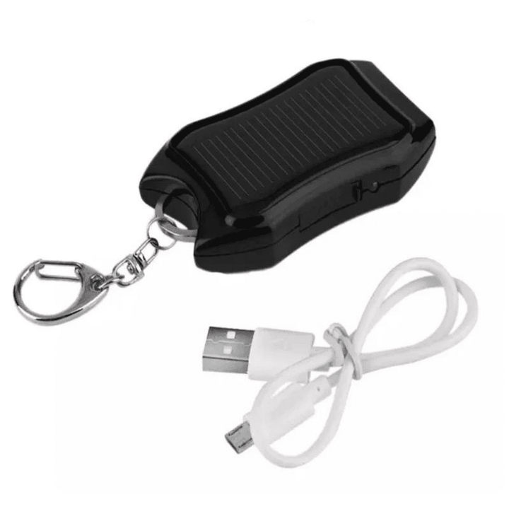 Carregador Solar Turbo Max PowerBank™ + USB e Chaveiro de Brinde