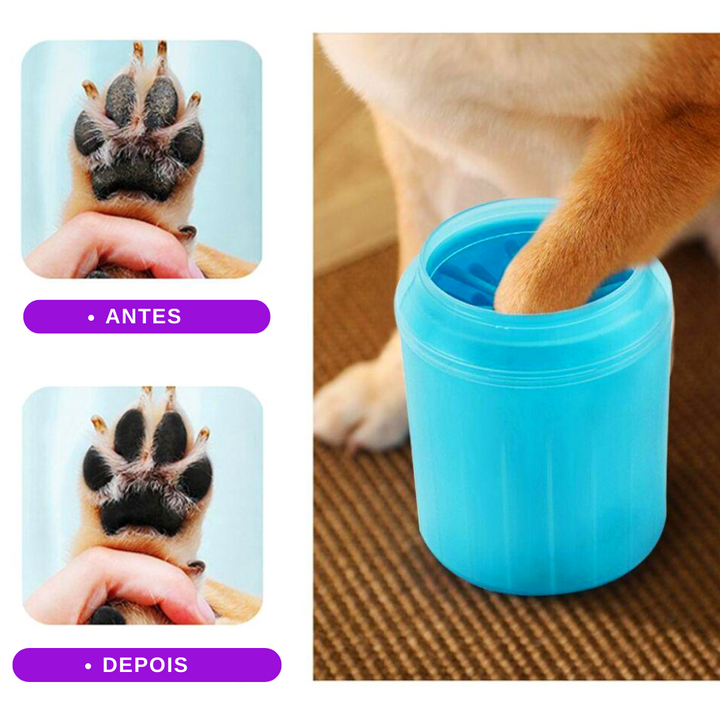 Lavador de Patas para Pet silicone CleanMax™