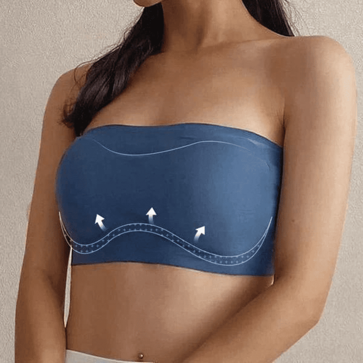 Sutiãs Sem Alça Mais Patroa™ em Seda Gelo- (Compre 1 e Leve 3 unidades Apenas Hoje!)