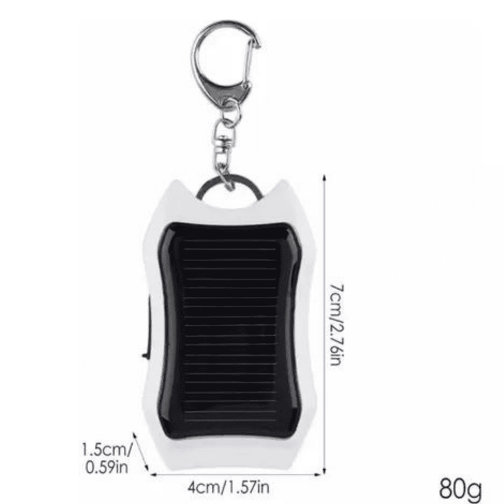 Carregador Solar Turbo Max PowerBank™ + USB e Chaveiro de Brinde