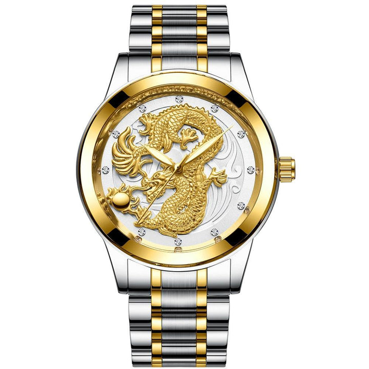 Relógio Dourado Masculino Orient Dragon - Dink Ofertas