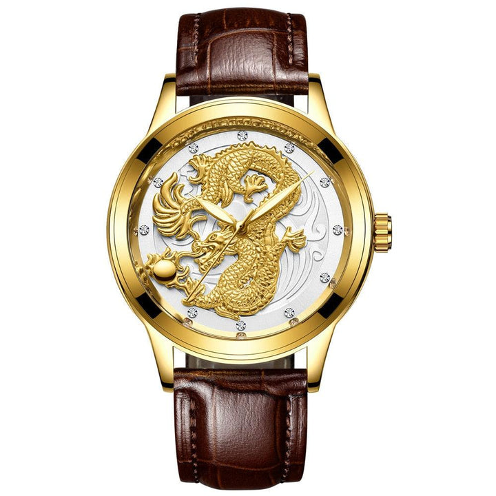Relógio Dourado Masculino Orient Dragon - Dink Ofertas
