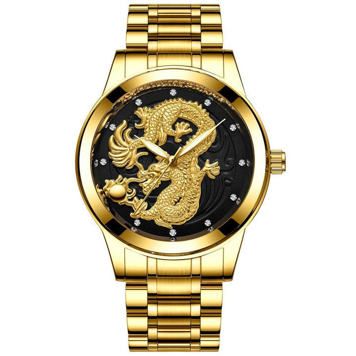 Relógio Dourado Masculino Orient Dragon - Dink Ofertas