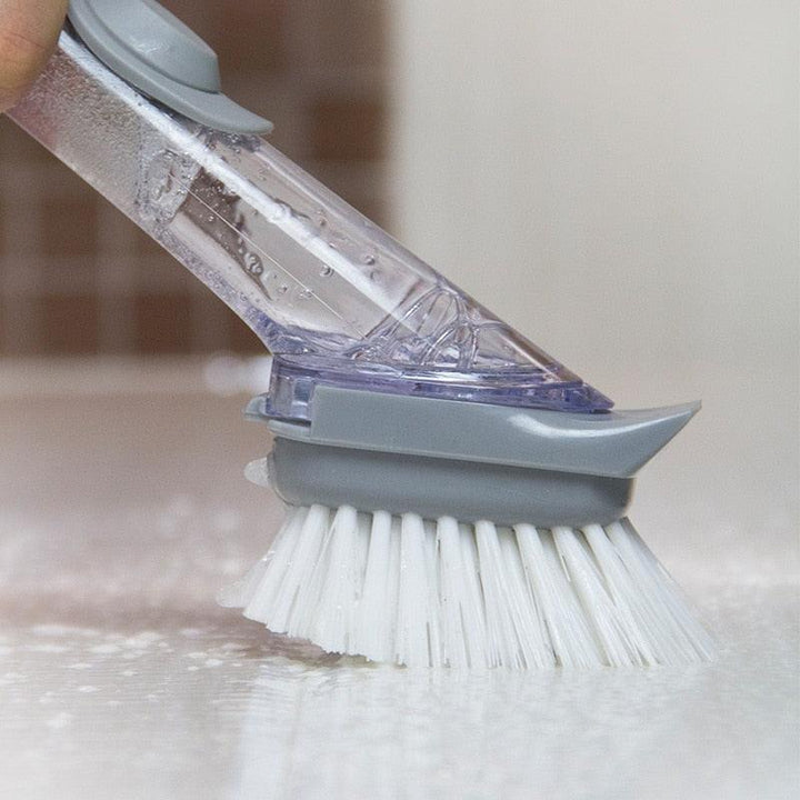 Escova Lava Louça Prática Com Dispenser  Max Clean - Dink Ofertas
